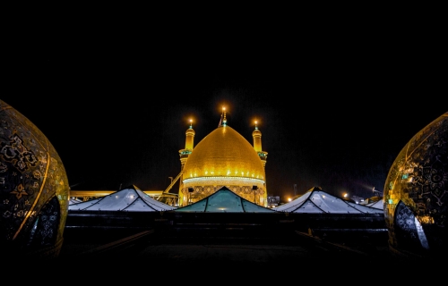 منائر  وقبة ابي الفضل العباس (عليه السلام)