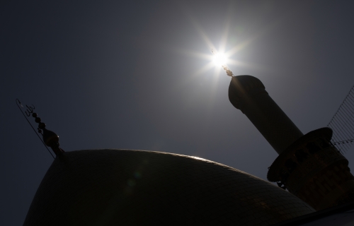 قبة حرم أبي الفضل العباس عليه السلام