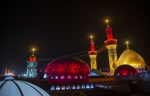 قبة حرم أبي الفضل العباس عليه السلام