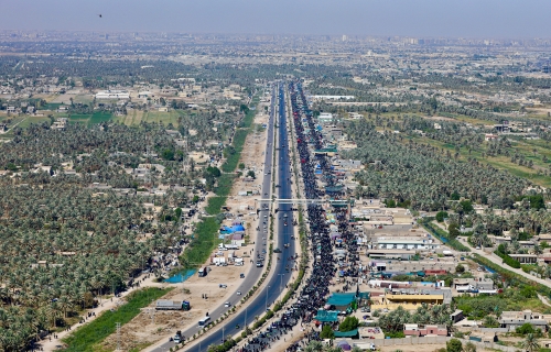 كربلاء_طريق المشاية