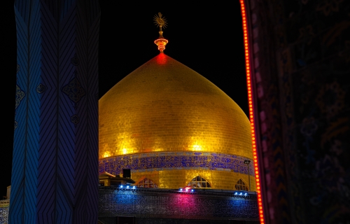 قبة مرقد الامام علي (عليه السلام)