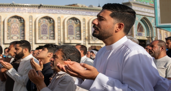 أجواء صلاة العيد في بين الحرمين الشريفين