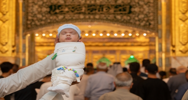 براءة الأطفال عند_ضريح المولى أبي الفضل العباس (ع)