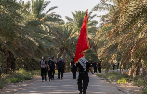 لو تعبن الرجلين  أوصل زحف لحسين 