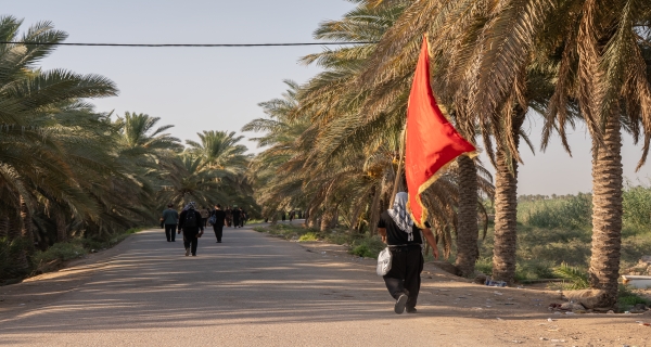 لو تعبن الرجلين ... أوصل زحف لحسين 