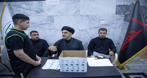 موكب الثقلين من أهالي الدهاليك يرحبون بزائري الإمام الحسين (ع)